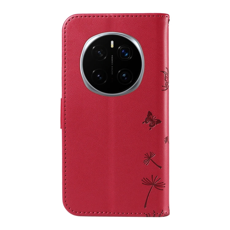 For Honor Magic7 Pro Dandelion Embossed Pattern Flip Leather Phone Case
