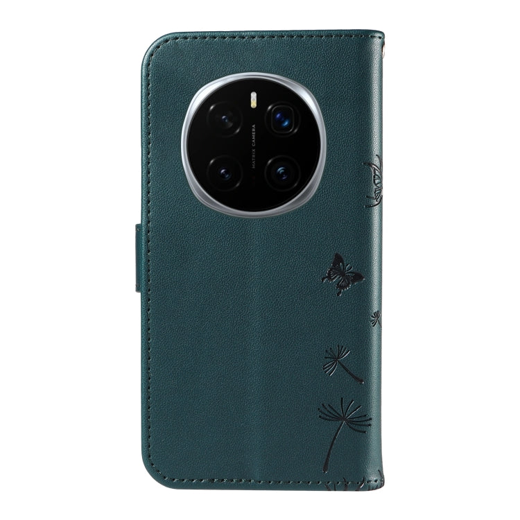 For Honor Magic7 Pro Dandelion Embossed Pattern Flip Leather Phone Case