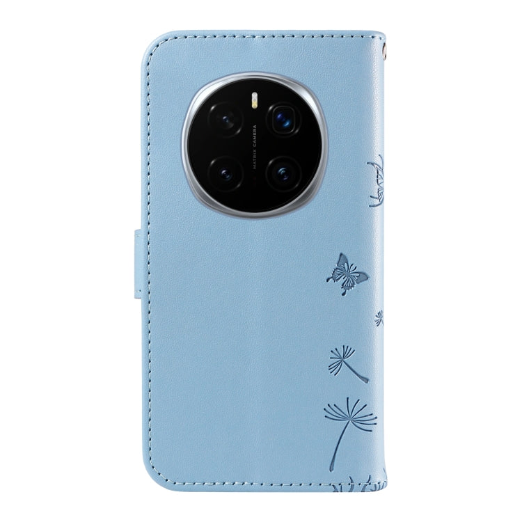 For Honor Magic7 Pro Dandelion Embossed Pattern Flip Leather Phone Case