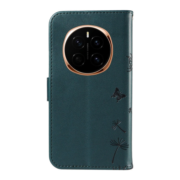 For Honor Magic7 5G Dandelion Embossed Pattern Flip Leather Phone Case