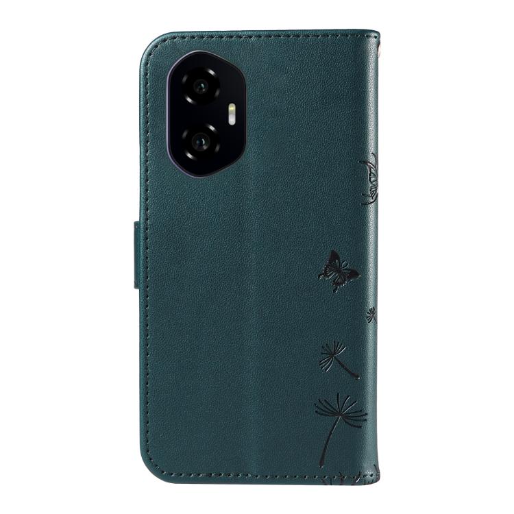 For Honor 300 Dandelion Embossed Pattern Flip Leather Phone Case