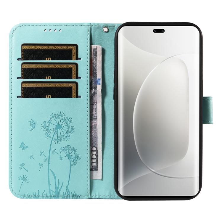 For Honor 300 Pro / 300 Ultra Dandelion Embossed Pattern Flip Leather Phone Case