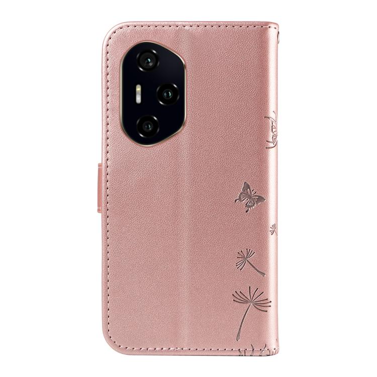 For Honor 300 Pro / 300 Ultra Dandelion Embossed Pattern Flip Leather Phone Case