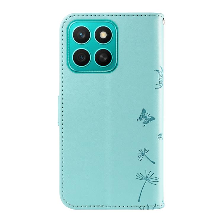 For Honor X8c 4G Global Dandelion Embossed Pattern Flip Leather Phone Case