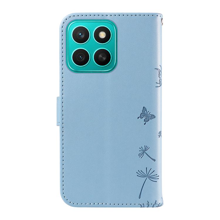 For Honor X8c 4G Global Dandelion Embossed Pattern Flip Leather Phone Case