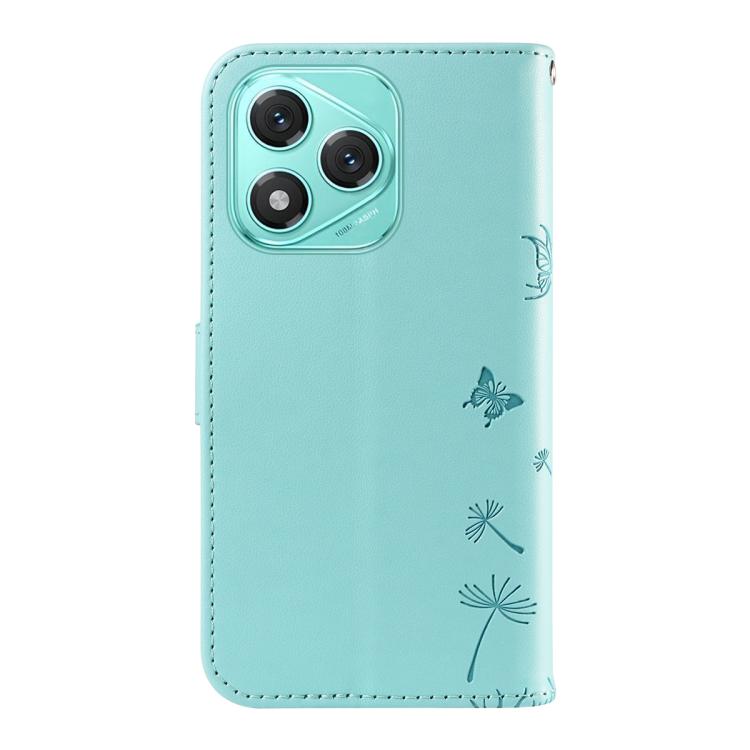 For Honor 400 Lite Global Dandelion Embossed Pattern Flip Leather Phone Case