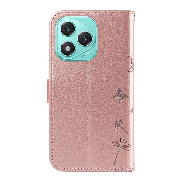 For Honor 400 Lite Global Dandelion Embossed Pattern Flip Leather Phone Case