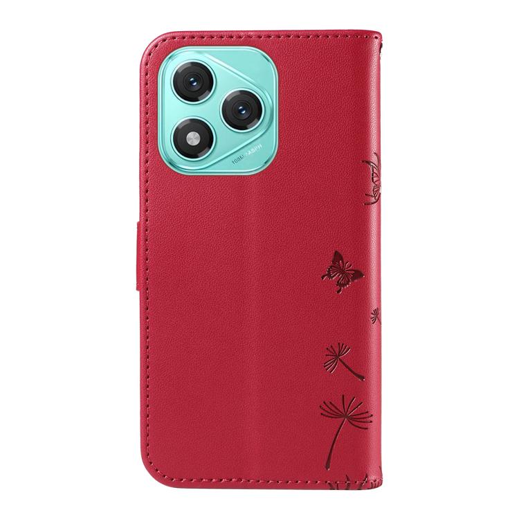 For Honor 400 Lite Global Dandelion Embossed Pattern Flip Leather Phone Case