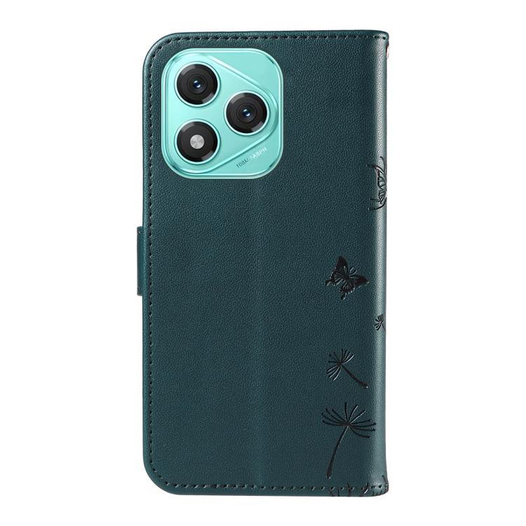 For Honor 400 Lite Global Dandelion Embossed Pattern Flip Leather Phone Case