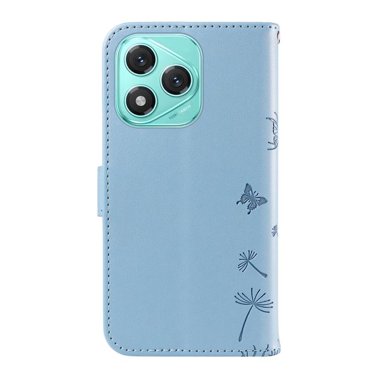 For Honor 400 Lite Global Dandelion Embossed Pattern Flip Leather Phone Case