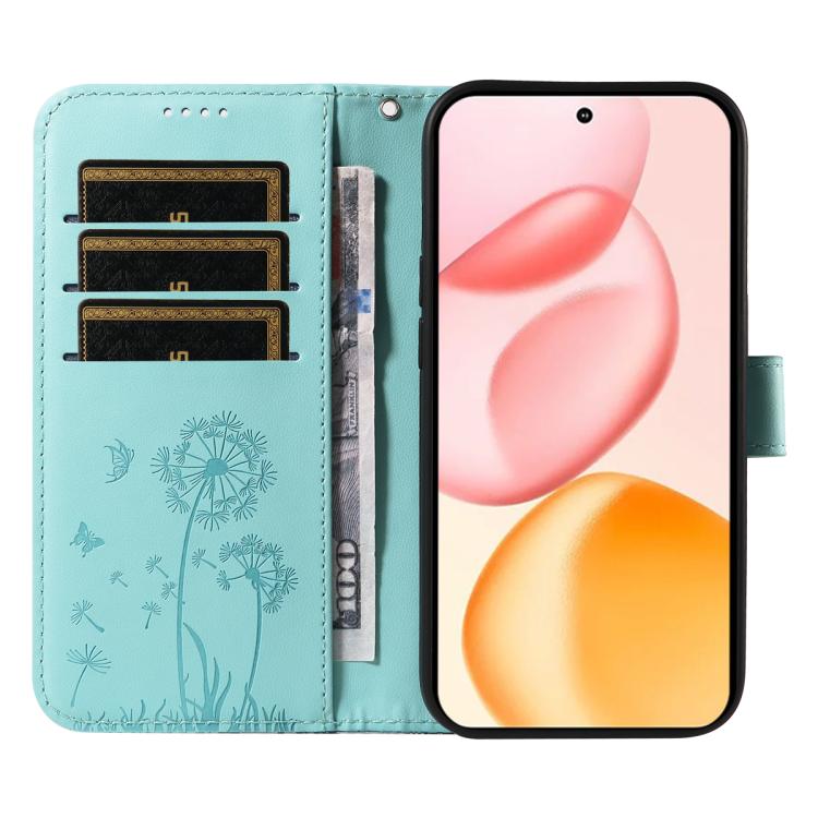For Honor 400 Global 156.5mm Dandelion Embossed Pattern Flip Leather Phone Case