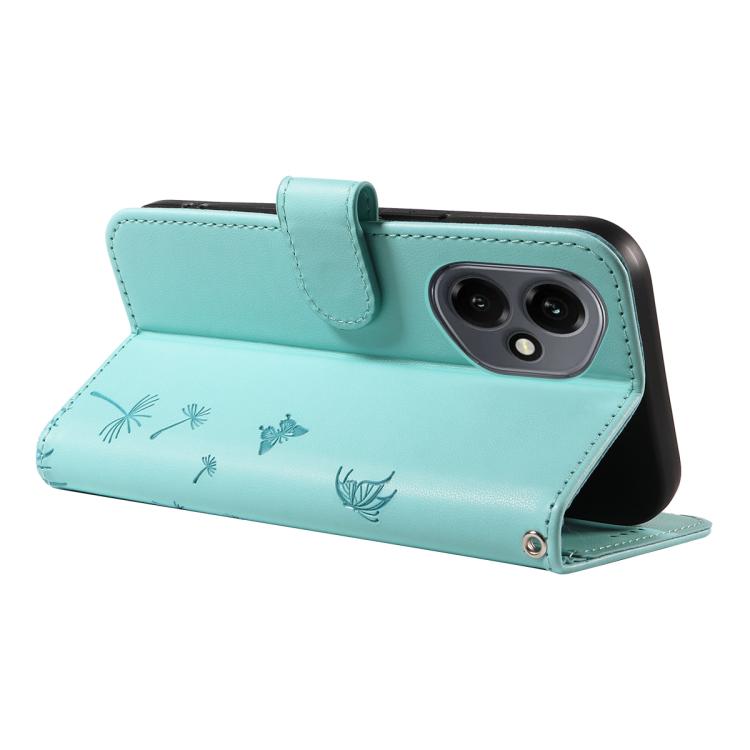 For Honor 400 Global 156.5mm Dandelion Embossed Pattern Flip Leather Phone Case
