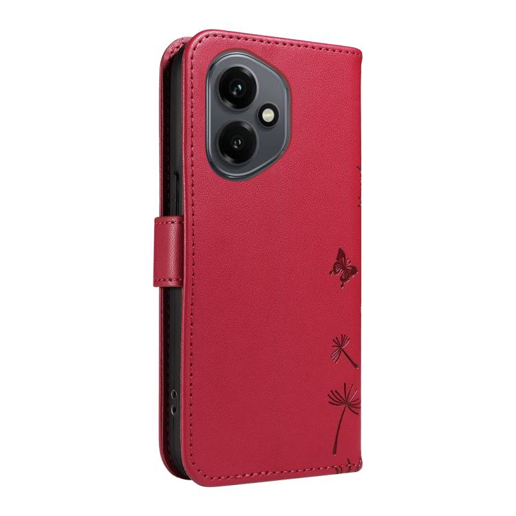 For Honor 400 Global 156.5mm Dandelion Embossed Pattern Flip Leather Phone Case