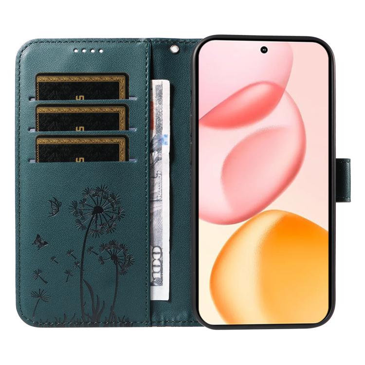 For Honor 400 Global 156.5mm Dandelion Embossed Pattern Flip Leather Phone Case