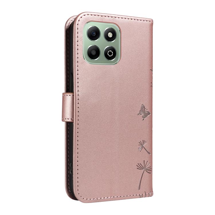 For Honor X6c / X6b / X6a / X5b Dandelion Embossed Pattern Flip Leather Phone Case