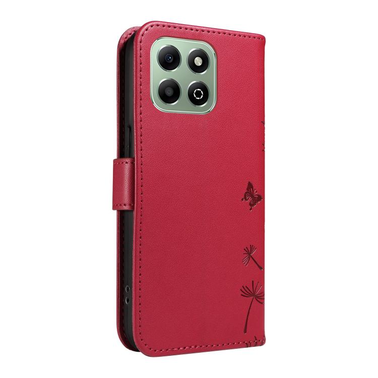For Honor X6c / X6b / X6a / X5b Dandelion Embossed Pattern Flip Leather Phone Case