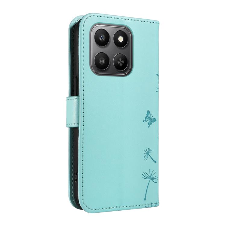 For Honor 400 Smart 5G Dandelion Embossed Pattern Flip Leather Phone Case