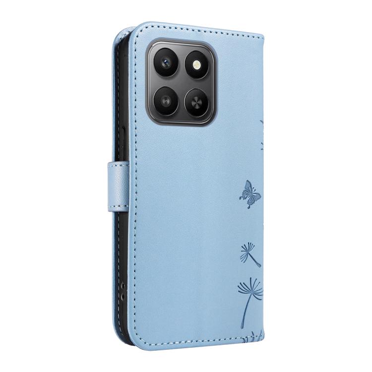 For Honor 400 Smart 5G Dandelion Embossed Pattern Flip Leather Phone Case