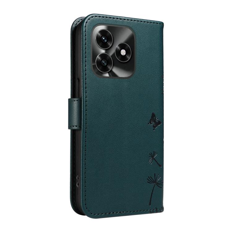 For Honor X5c Plus Dandelion Embossed Pattern Flip Leather Phone Case