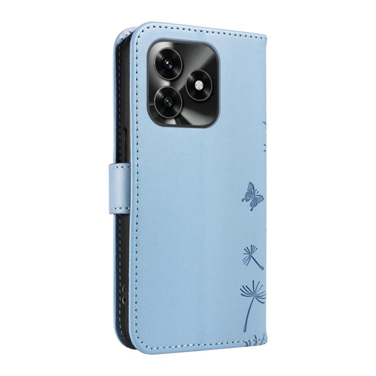 For Honor X5c Plus Dandelion Embossed Pattern Flip Leather Phone Case