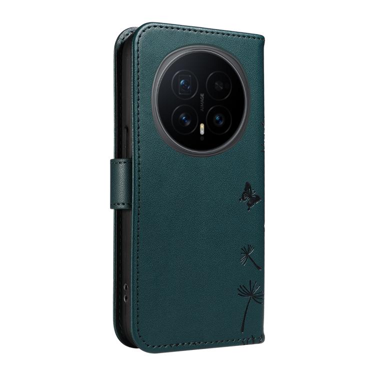 For Honor Magic8 Dandelion Embossed Pattern Flip Leather Phone Case