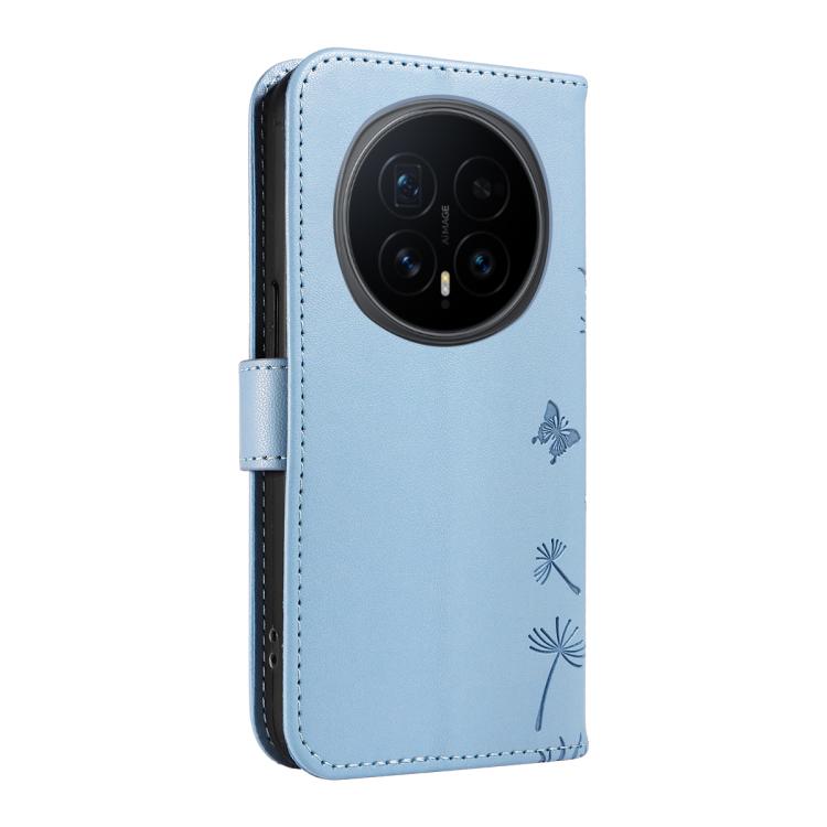 For Honor Magic8 Dandelion Embossed Pattern Flip Leather Phone Case