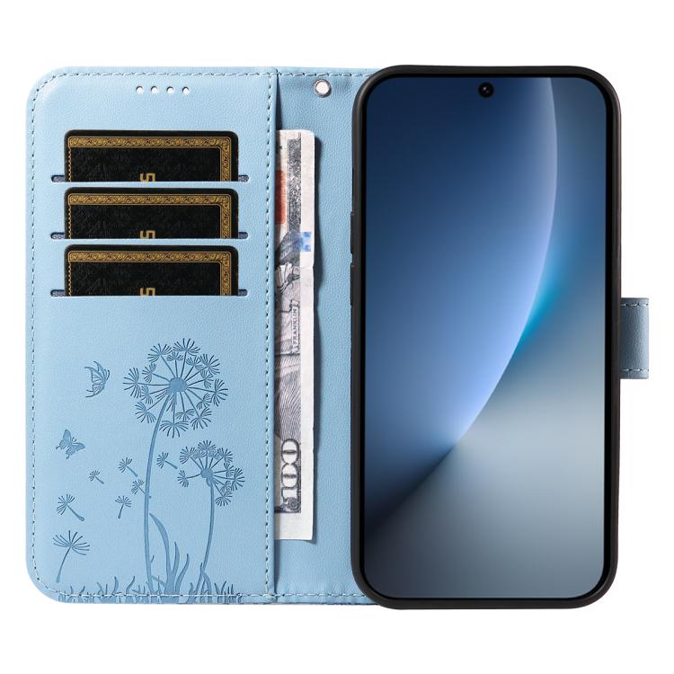 For Honor Magic8 Dandelion Embossed Pattern Flip Leather Phone Case
