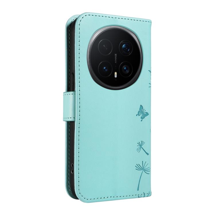 For Honor Magic8 Pro Dandelion Embossed Pattern Flip Leather Phone Case