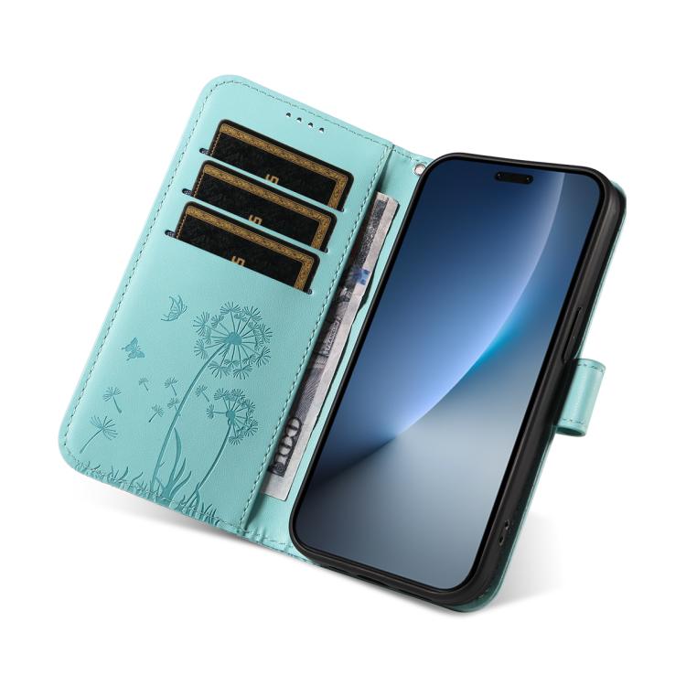 For Honor Magic8 Pro Dandelion Embossed Pattern Flip Leather Phone Case