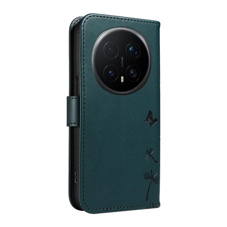 For Honor Magic8 Pro Dandelion Embossed Pattern Flip Leather Phone Case