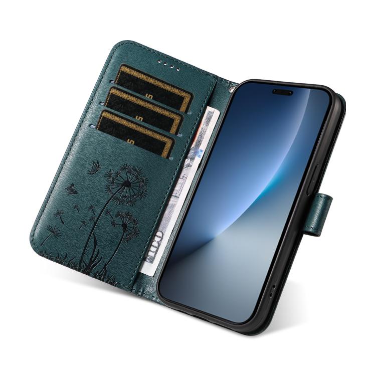 For Honor Magic8 Pro Dandelion Embossed Pattern Flip Leather Phone Case