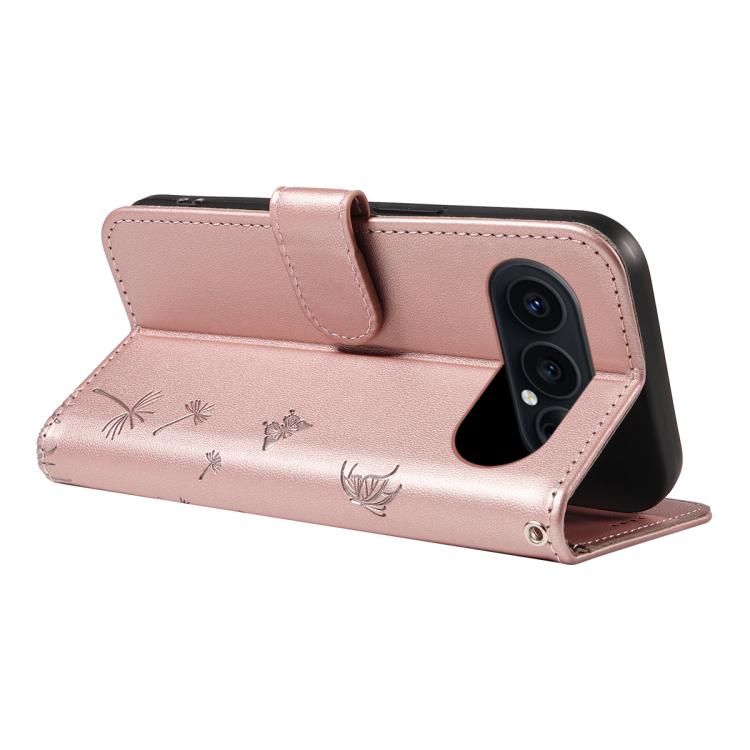 For Honor 500 Pro Global 155.8mm Dandelion Embossed Pattern Flip Leather Phone Case