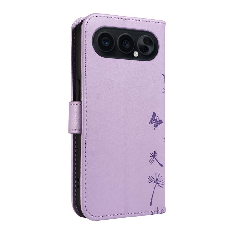 For Honor 500 Pro Global 155.8mm Dandelion Embossed Pattern Flip Leather Phone Case