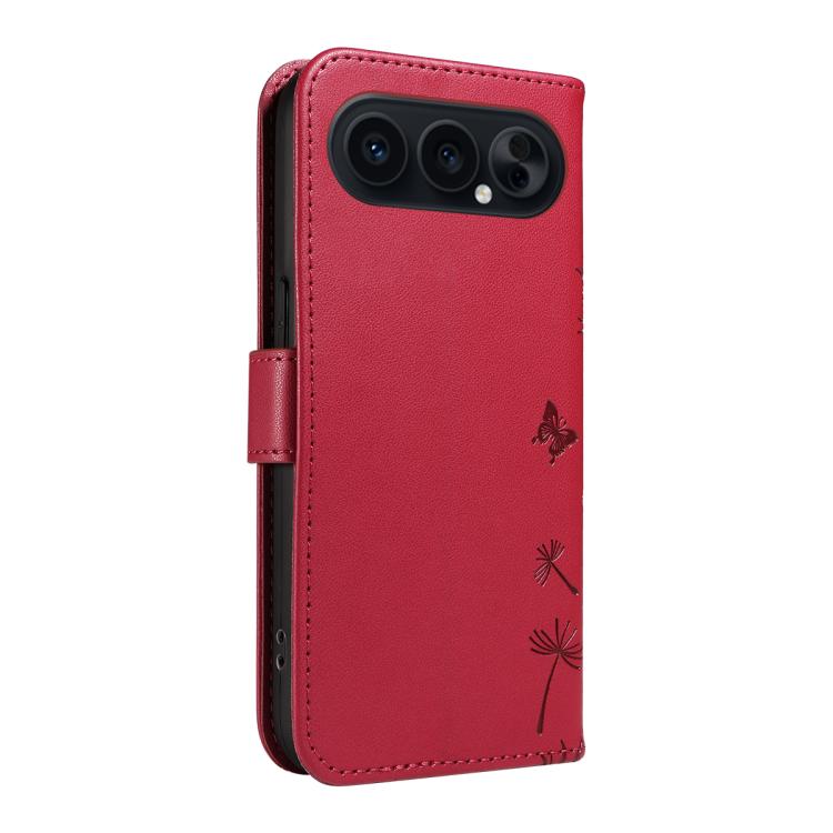 For Honor 500 Pro Global 155.8mm Dandelion Embossed Pattern Flip Leather Phone Case