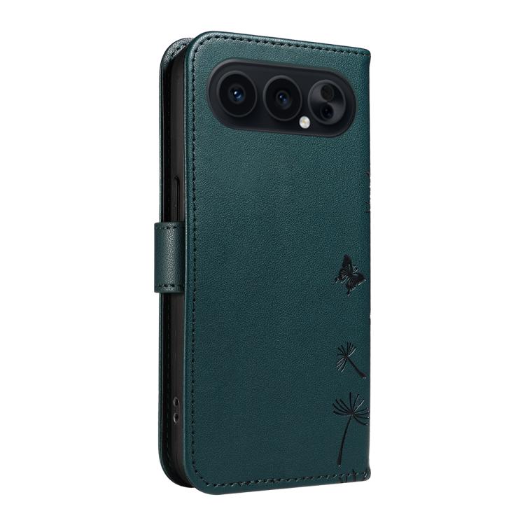 For Honor 500 Pro Global 155.8mm Dandelion Embossed Pattern Flip Leather Phone Case