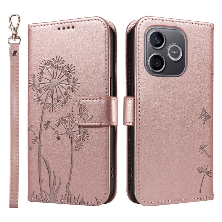 For Honor 600 Lite Global Dandelion Embossed Pattern Flip Leather Phone Case