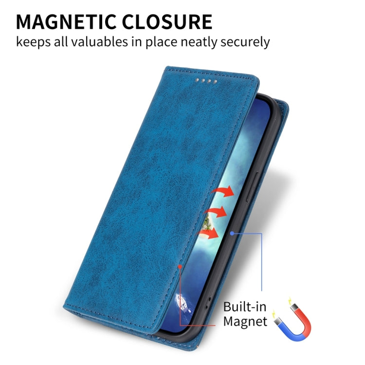 For Samsung Galaxy A36 Business Solid Color Magnetic RFID Leather Phone Case
