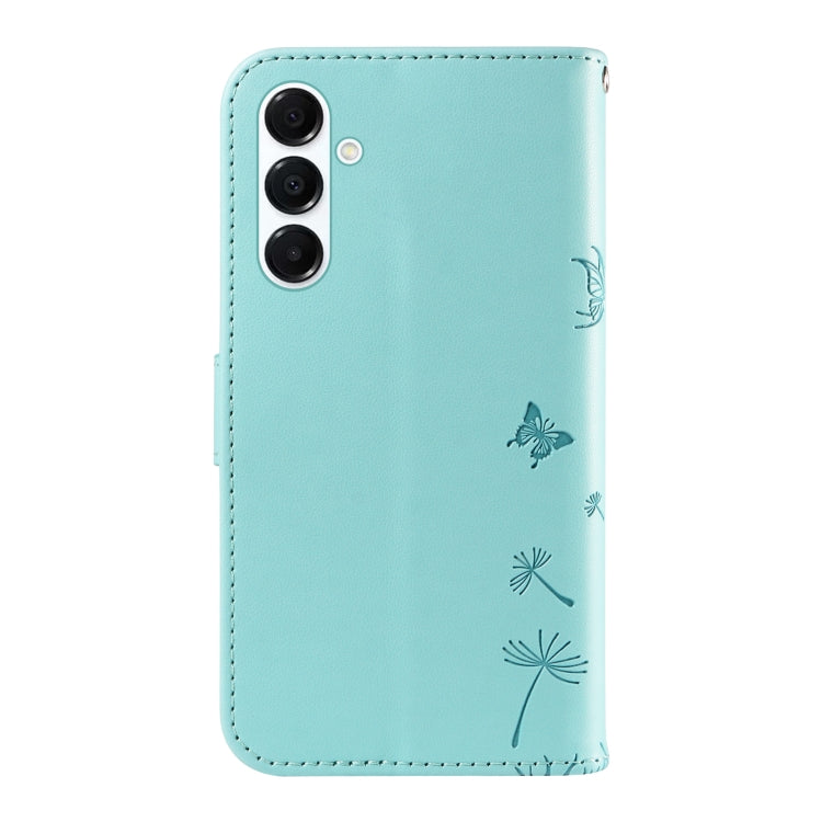 For Samsung Galaxy A26 5G Global Dandelion Embossed Pattern Flip Leather Phone Case