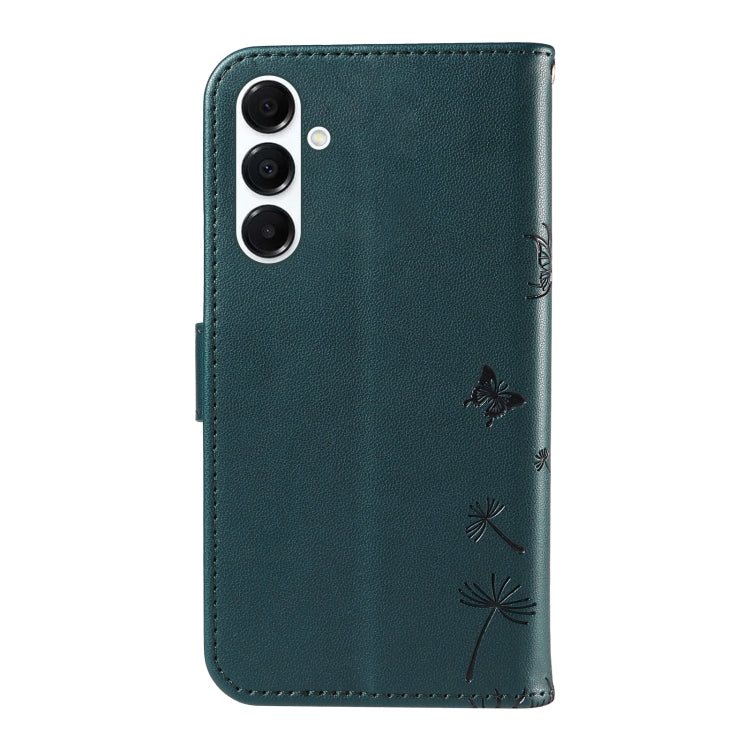 For Samsung Galaxy A26 5G Global Dandelion Embossed Pattern Flip Leather Phone Case