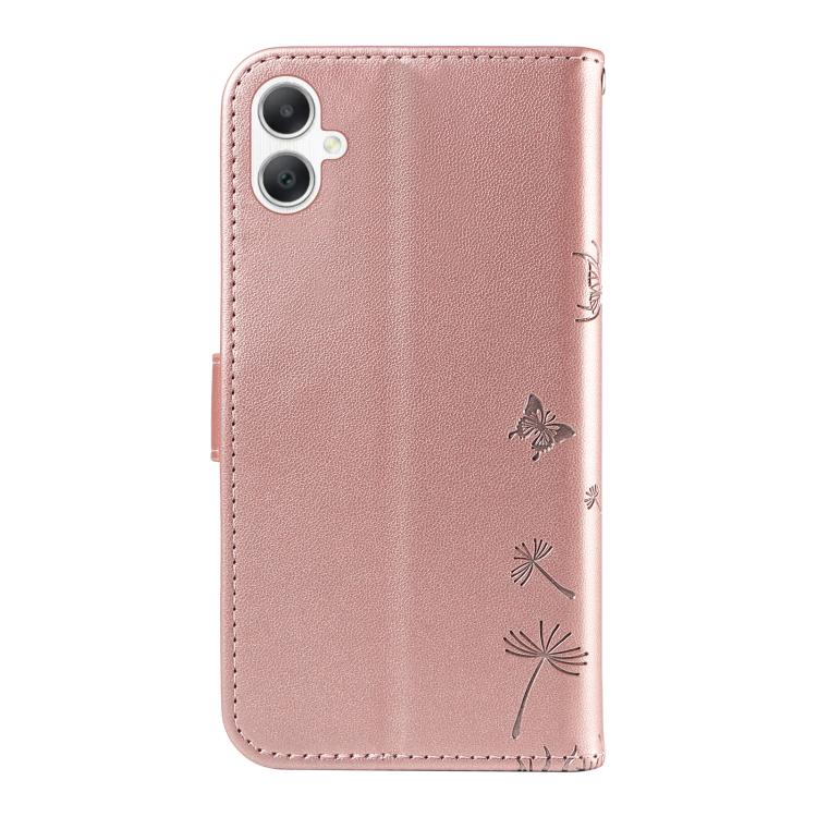 For Samsung Galaxy A06 5G / 4G Dandelion Embossed Pattern Flip Leather Phone Case