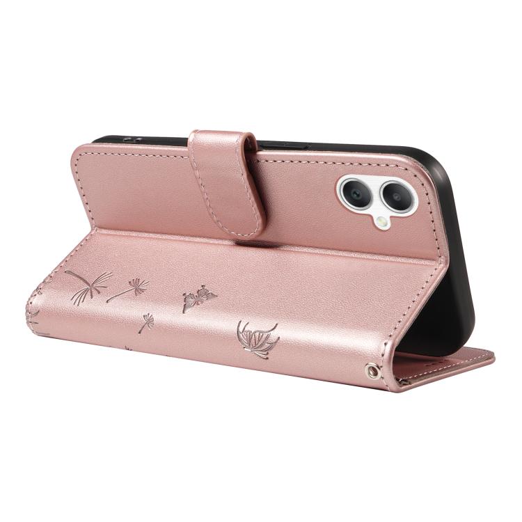 For Samsung Galaxy A06 5G / 4G Dandelion Embossed Pattern Flip Leather Phone Case