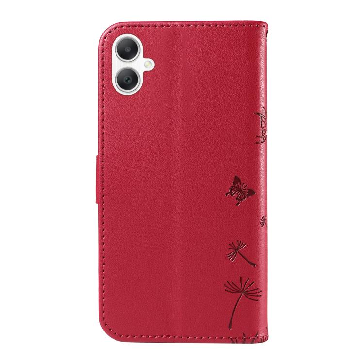 For Samsung Galaxy A06 5G / 4G Dandelion Embossed Pattern Flip Leather Phone Case