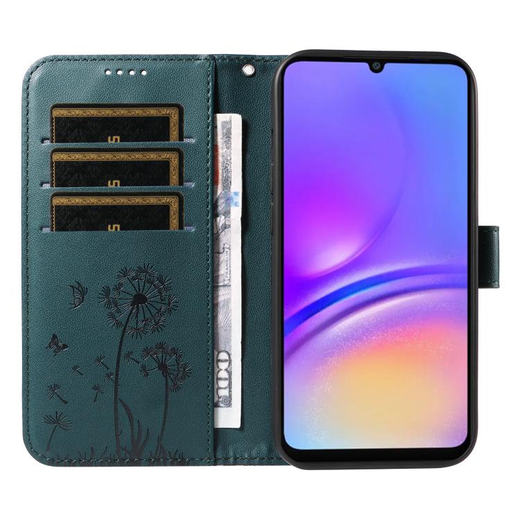 For Samsung Galaxy A06 5G / 4G Dandelion Embossed Pattern Flip Leather Phone Case