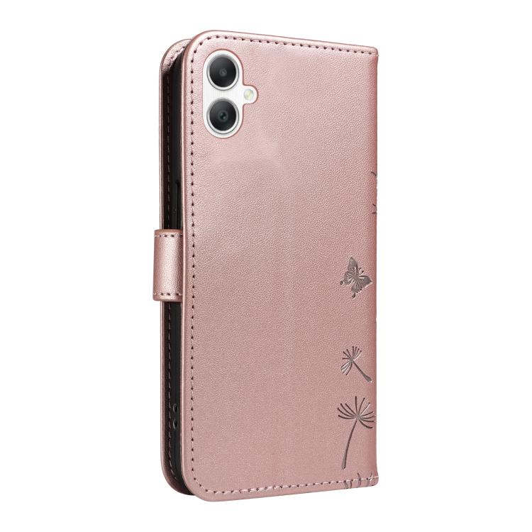 For Samsung Galaxy A07 5G Dandelion Embossed Pattern Flip Leather Phone Case