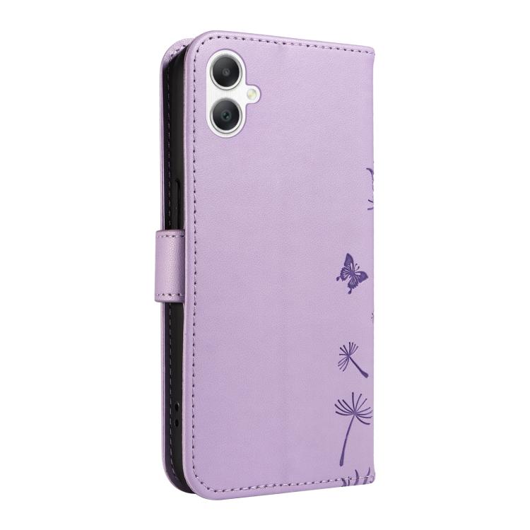 For Samsung Galaxy A07 5G Dandelion Embossed Pattern Flip Leather Phone Case