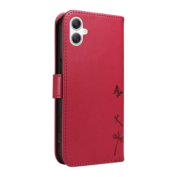 For Samsung Galaxy A07 5G Dandelion Embossed Pattern Flip Leather Phone Case