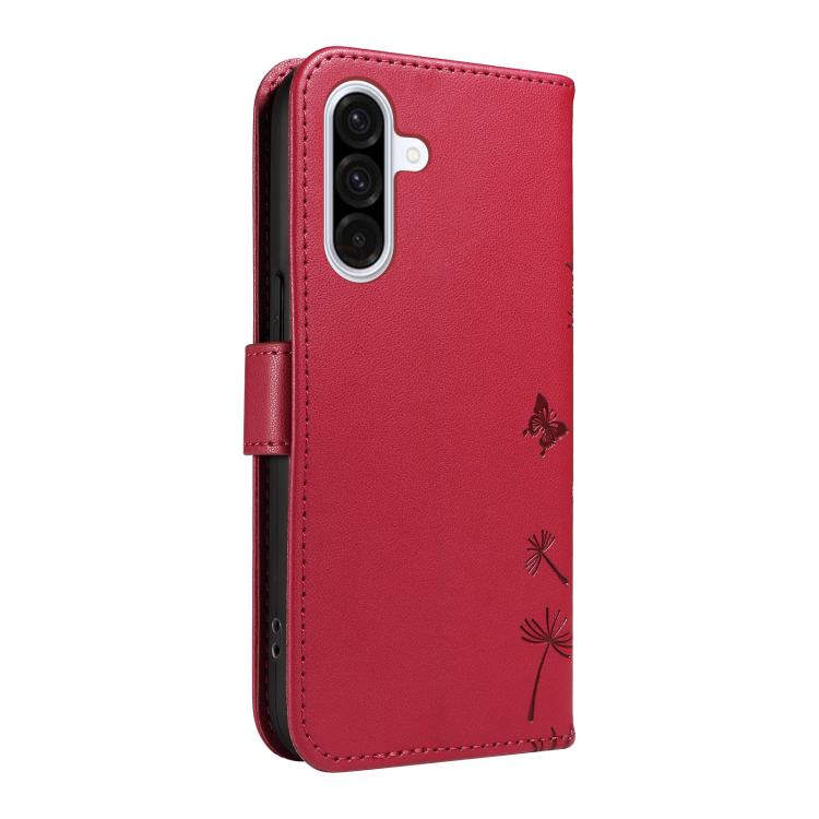 For Samsung Galaxy A36 5G Dandelion Embossed Pattern Flip Leather Phone Case
