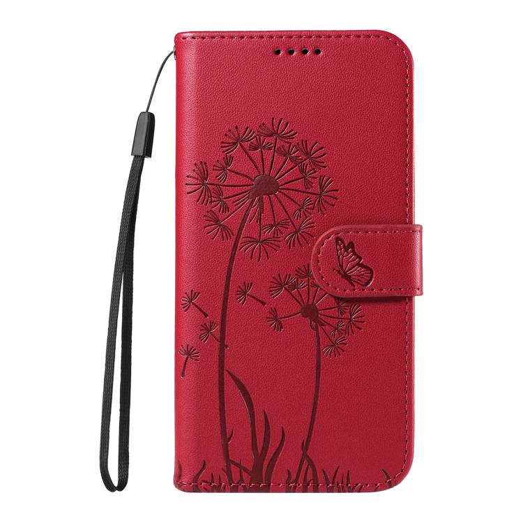 For Samsung Galaxy A56 5G Dandelion Embossed Pattern Flip Leather Phone Case