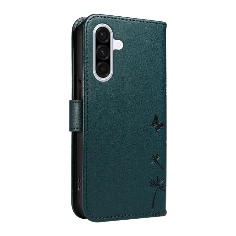 For Samsung Galaxy A56 5G Dandelion Embossed Pattern Flip Leather Phone Case