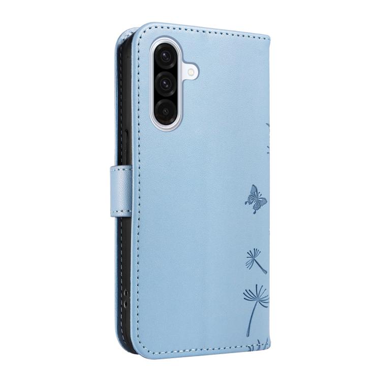 For Samsung Galaxy A56 5G Dandelion Embossed Pattern Flip Leather Phone Case